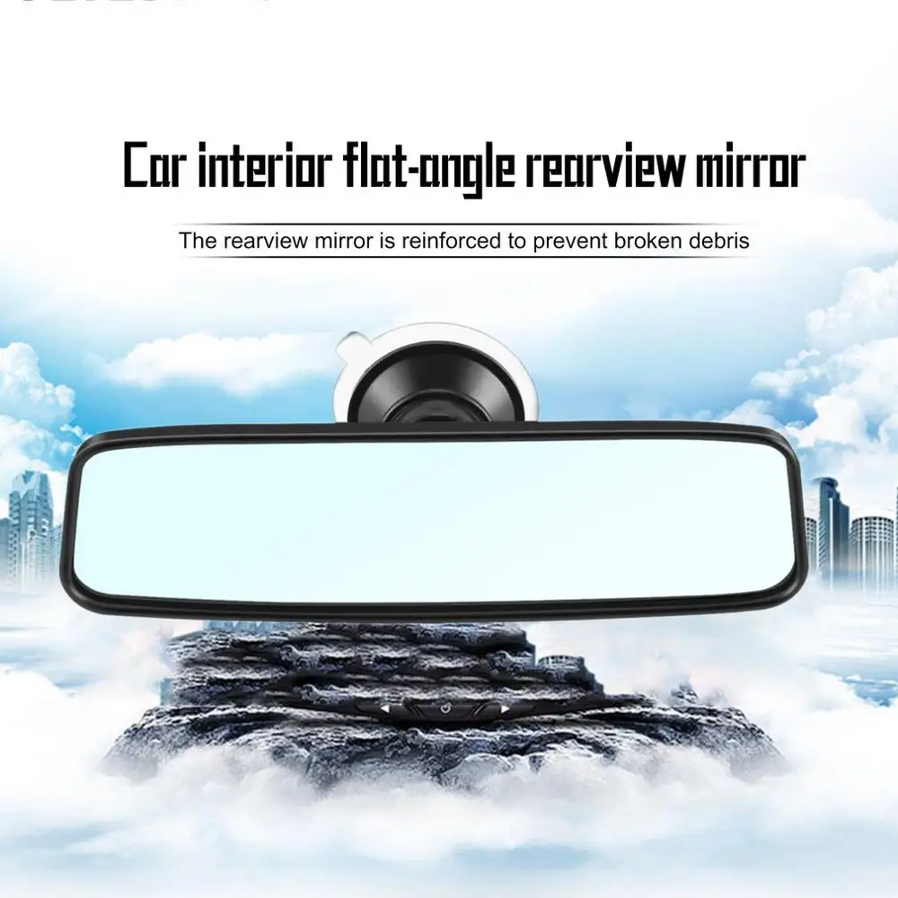 

Universal PVC Sucker CZC-100 Car Rear Mirror Wide-angle Rearview Mirror Auto Interior Rear View Mirror