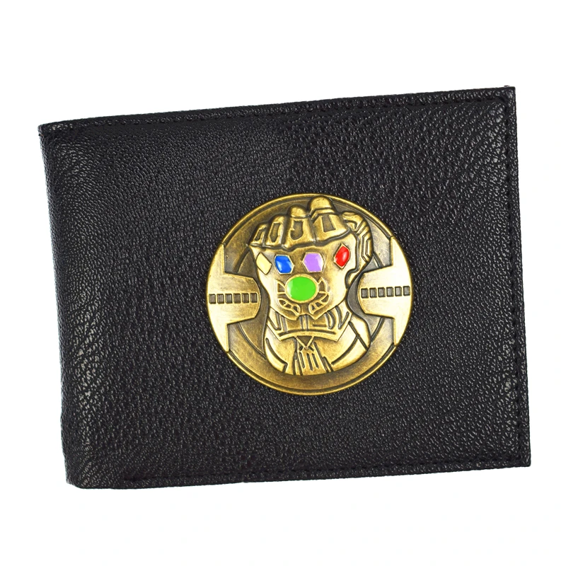 

Free Shipping Thanos Short Wallet The Infinity Gauntlet Design Men's Purse