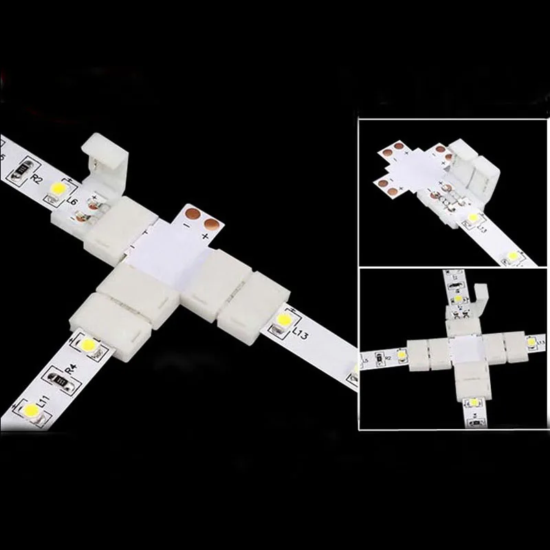 3528 5050 LED коннектор L T X форма для подключения углов под прямым углом RGB