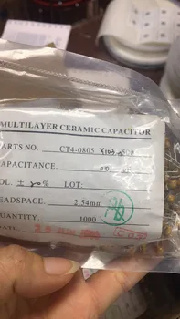 

100% New and original 200PCS CT4-0805Y103M500 0805 0.01PF 20% 2.54MM Monolithic capacitors