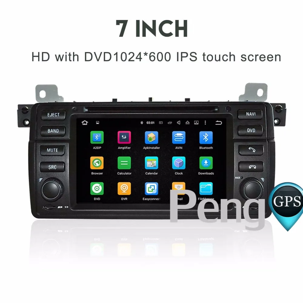 Восьмиядерный CD DVD плеер 2 Din стерео Android 8 0 автомобильное радио для BMW E46 1998 2005 M3 GPS