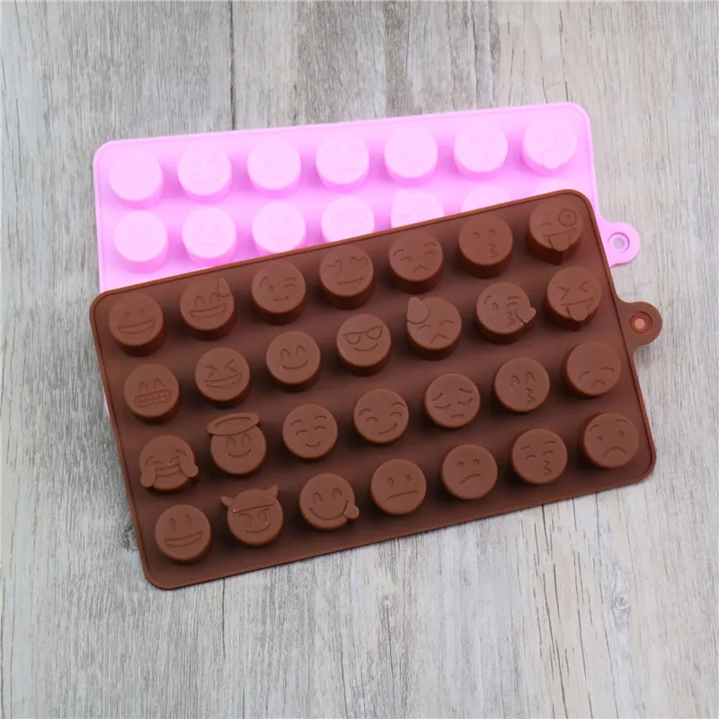 Facemile Emoji Chocolate Silicone Mold For Cake Cookies Mold Baking