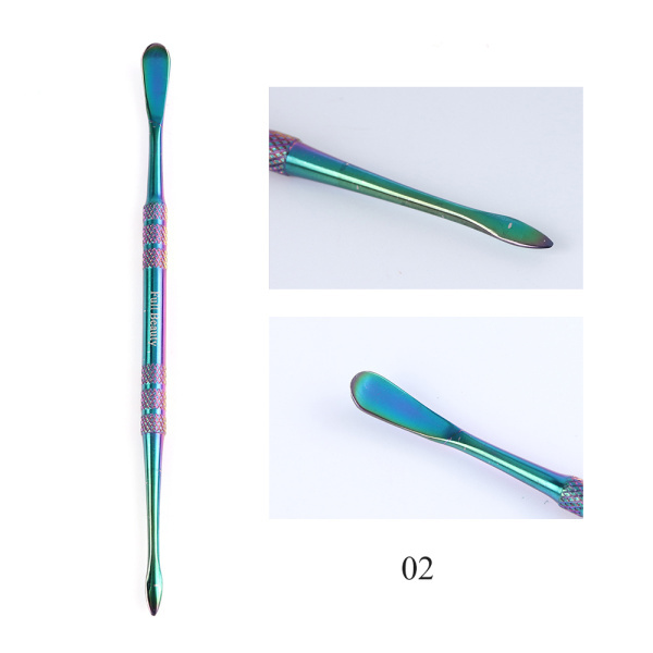 Beauty Manicure Cutter Rainbow Nail Clippers Nippers Dead Skin Gel Polish Remover Cuticle Pusher Nail Care Tool CH01-12/FB