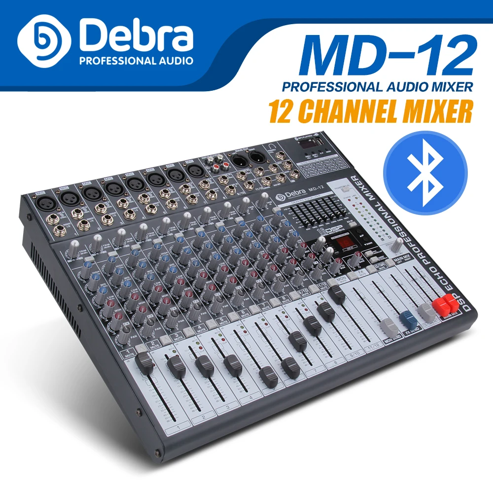 Good quality Clean sound!!! 12Channels Mixer