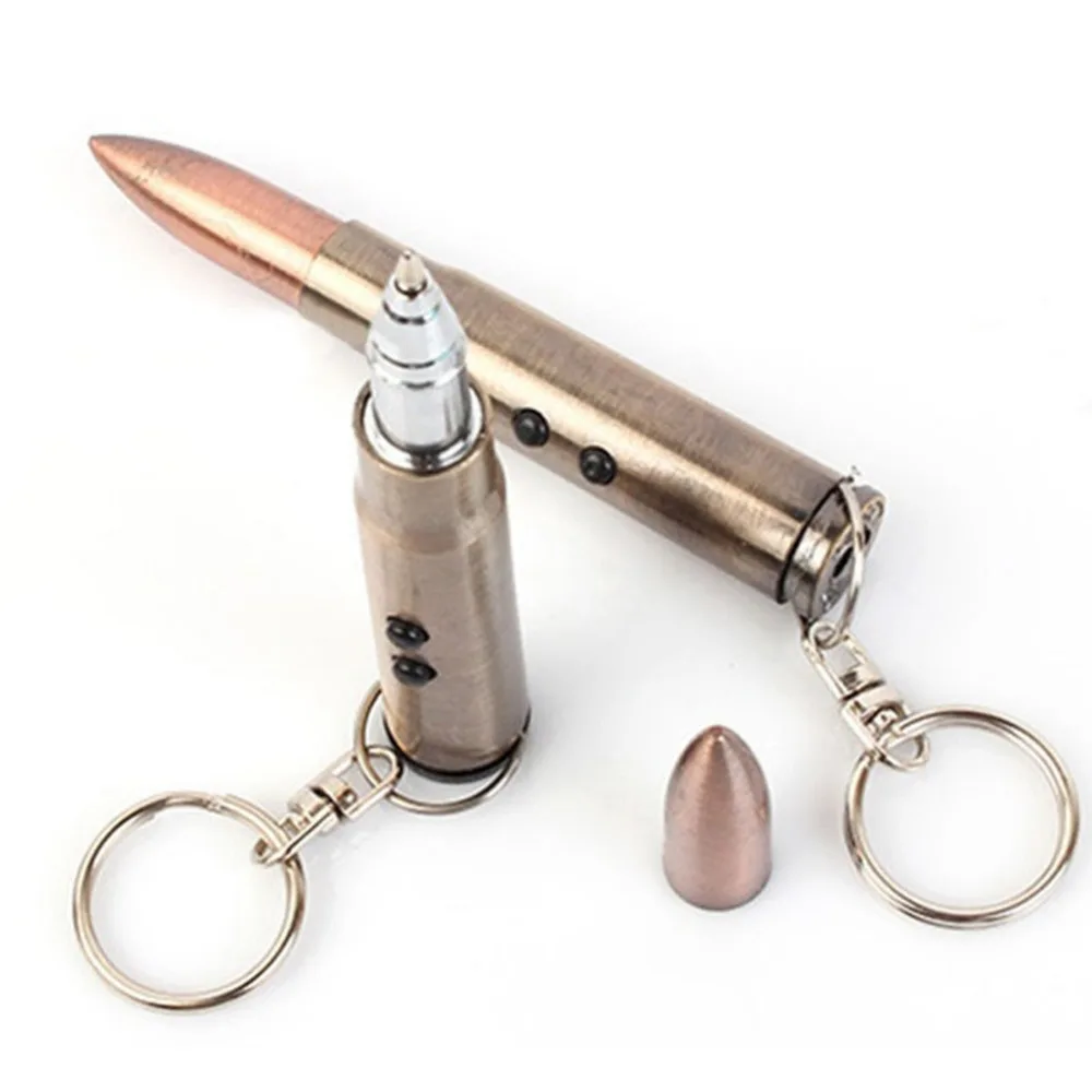 Mens Outdoor 3 in 1 Laser Pointer LED Flashlight Torch Ball Pen Bullet Keychains on Aliexpress