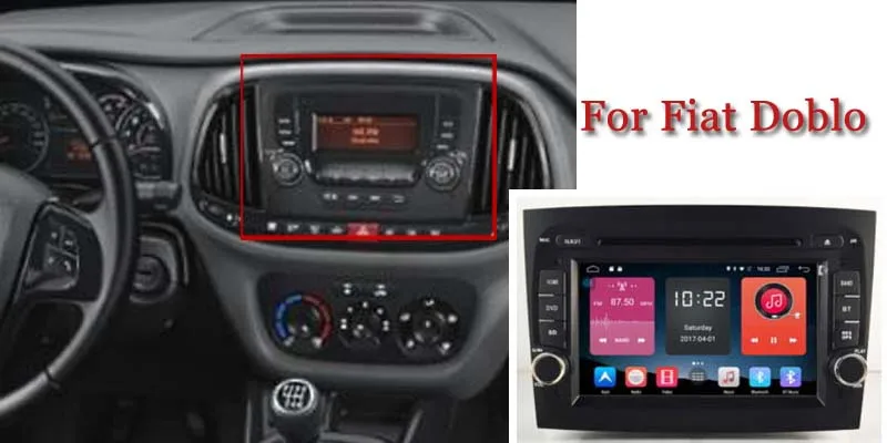 Cheap Liislee For Fiat Doblo Stereo Android Radio Audio CD DVD Player BT Wifi GPS MAP NAV Navigation 1080P System Original NAVI Design 4