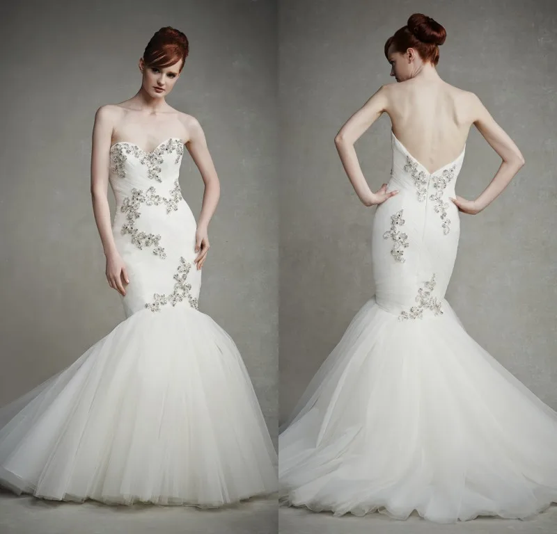 

Fast Shipping Vestidos De Casamento Bride Dress 2015 Sexy Mermaid Wedding Dress Vestido De Noiva Custom Made Bridal Gown RBW527