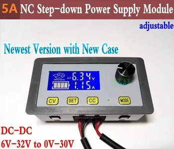 

DC-DC 5A Step Down Power Supply Adjustable Buck Module LCD Display 6V-32V to 0V-32V NC