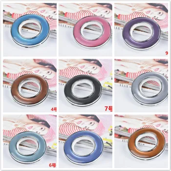 

50 Pcs/lot Most Free Shipping Transparent Crystal Curtain Ring Pole Buckle Rome Art Nano Sewing Accessories Wholesale