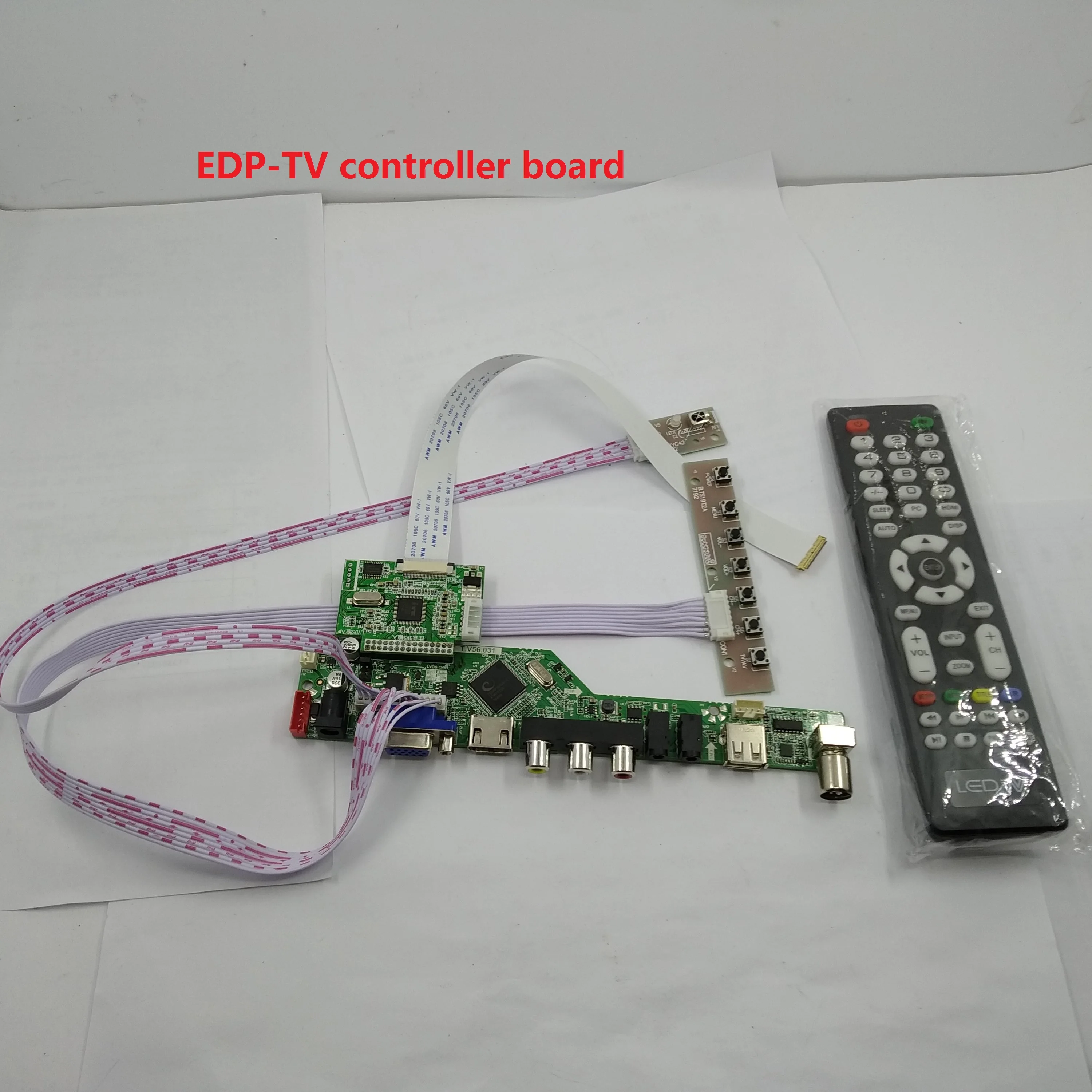 EDP адаптер USB HDMI драйвер плата контроллера AV аудио lcd VGA ТВ светодиодный для B156HTN03.4/B156HTN03.5 1920X1080 15," панель FHD