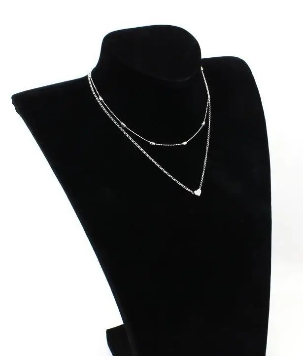 Новая мода сердце лист Луна цепь ожерелье s кристалл ожерелье для женщин праздник Пляж массивные ювелирные изделия