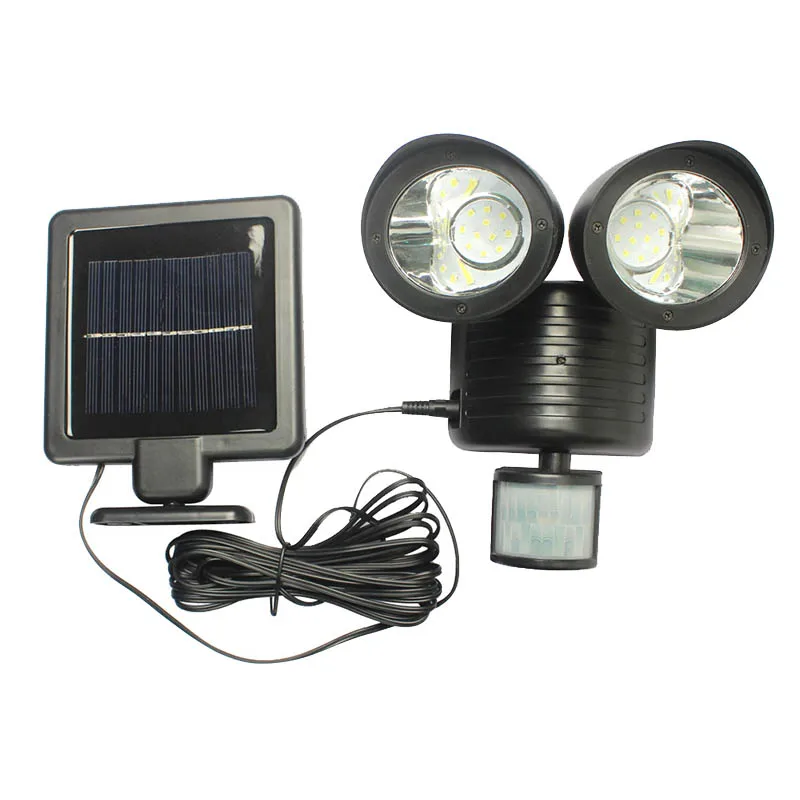 

LED Solar Energy Bright PIR Human Body Light Sensor Induced Home Security Rotatable Detector Lamp Outdoor Lighting