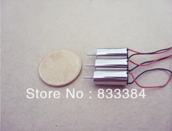 

Wholesale 20pcs 6X14mm DC Coreless Motor 3.7V 35000rpm High-speed Helicopter Model Aircraft Toy Free shipping