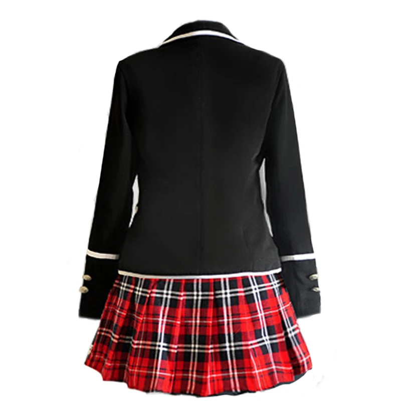 Бренд Lehno Junior/Senior high school Studernts школьная форма Одежда для хора девочек костюмы для тренировок, спортивные костюмы, рубашка+ пальто+ юбка