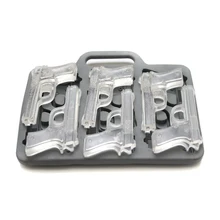 Николь кубик льда лоток силиконовый формовой пистолет форма 6 полостей Желе Форма для пудинга специальный леденец делая инструмент