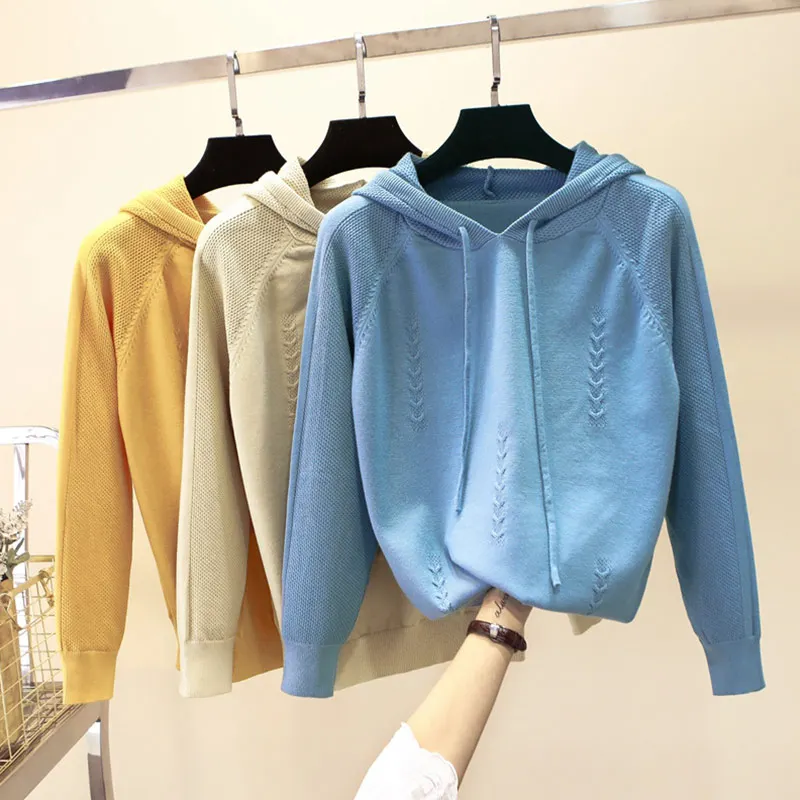 

GIGOGOU Outwewar Women Sweater Autumn Winter Thick Female Jumper Long Sleeve Pullover Jacket Sweaters Top Pull Femme Hiver