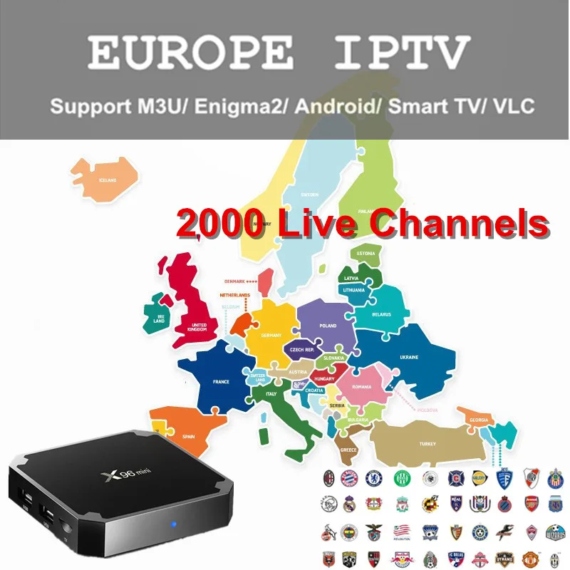 2000 Каналы Enigma2 IP ТВ подписка Французский Испанский Немецкий Швеция великобританские арабские для MAC Смарт ТВ VLC Android ТВ коробка