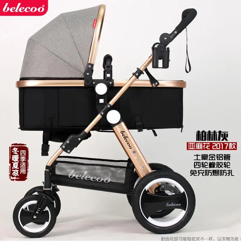 Коляска Belecoo Детские легкие коляски 2 в 1|stroller in high landscapestroller stroller |