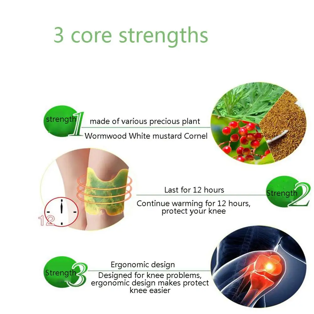 12 шт./пакет коленный пластырь Стикеры экстракт полыни коленного сустава боль болеутоляющий пластырь колено “Звездочка” против ревматоидного артрита тела патч