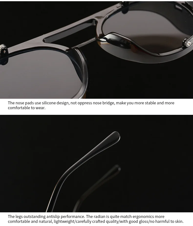 Трендовые цветные стимпанк Солнцезащитные очки круглые дизайнерские паровые панк металлические щиты солнцезащитные очки для мужчин и женщин UV400 Gafas De Sol