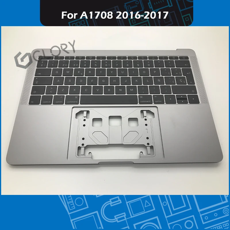Ноутбук A1708 верхней крышке с испанской клавиатурой для MacBook Pro retina 1" A1708 Palmrest космический серый EMC 2978 3164