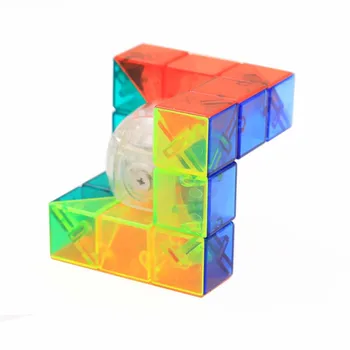 

Mofangjiaoshi Transparent Magic Cube Strange Shape Neo Cubo Magico Twisted Cube Puzzle Toy For Children New Year Gfts