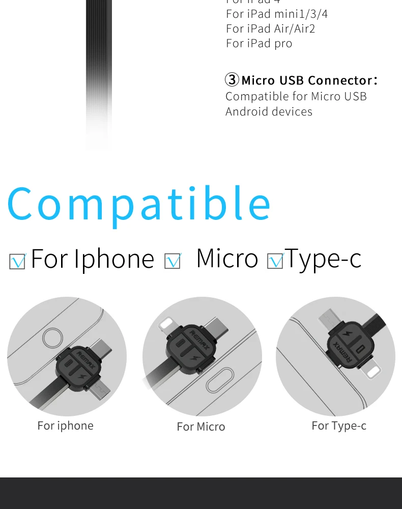 REMAX Lesu 3 in 1 USB Cable_04