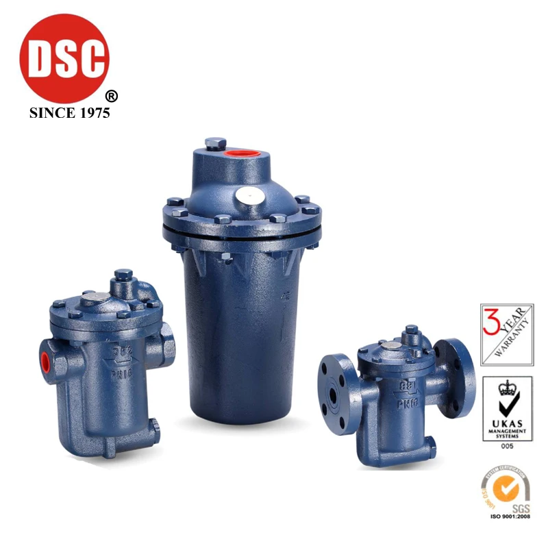 

Taiwan DSC cast iron inverted bucket steam traps No.98199141 series