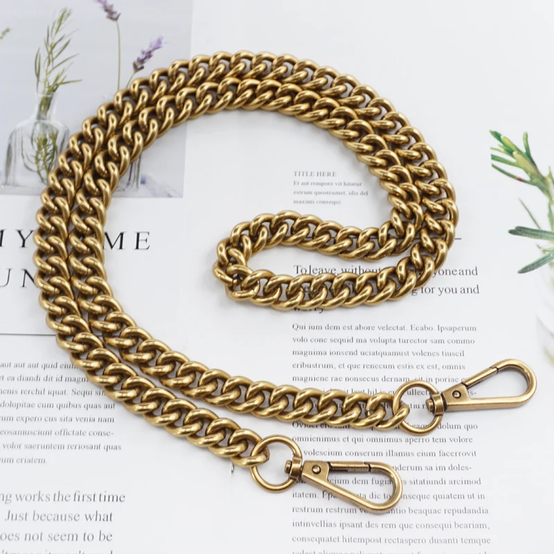 Chunky Chain Strap Gold  Luxury Chain Strap for Bag -SINBONO