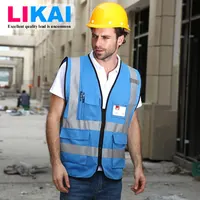 High Visibility Construction Vest with Logo Printing