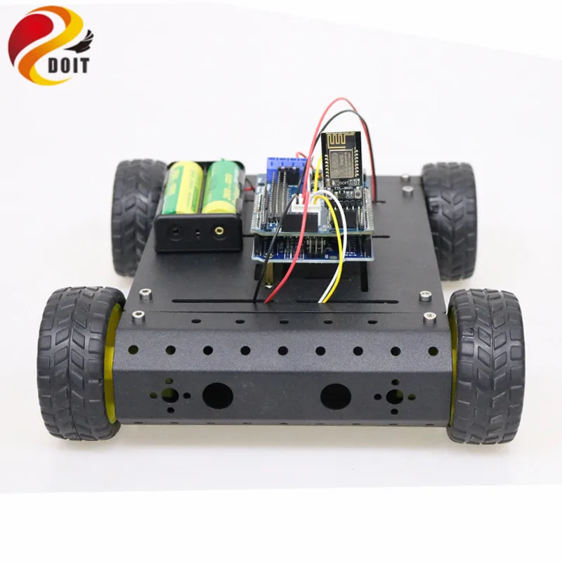Wi-Fi/Bluetooth/PS2 RC 4wd салона автомобиля шасси комплект с UNO R3 доска+ мотор драйвер платы для Arduino DIY дистанционного Управление робот