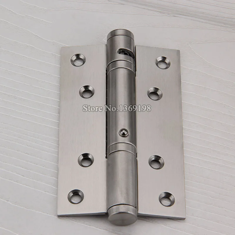 Top Quality 5" Stainless Steel Door Hinges Smoothly & Quiet Bearing Door Hinges Invisible Hydraulic Damping