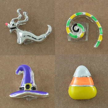 

DOYUBO Hot Sale Zinc Alloy Chinest Dragon DIY Plate Charms To Match Glass Locket Necklaces Trendy Wizard Hat Charms Jewelry F634
