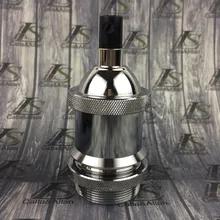 100 шт/партия Ретро патрон винтажная резьбовой патрон Эдисон лампа базы держатель E27 Эдисона лампа розетка с кольцо для крепления рассеивателя