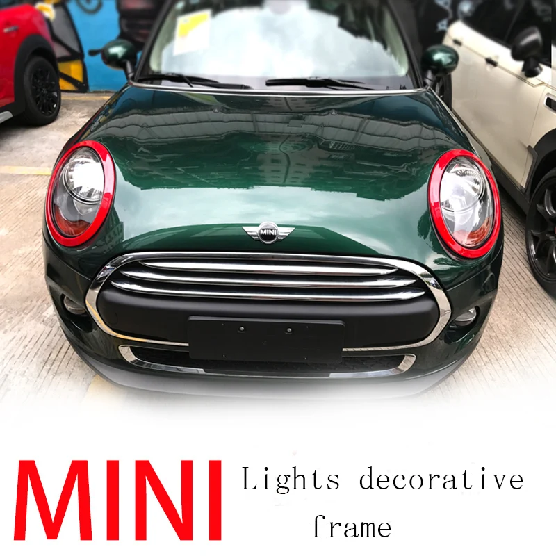 Накладка на задний фонарь для Mini Cooper F55 F56, задние фары, головные фары, обода, Защитные Чехлы, украшения, автомобильные аксессуары