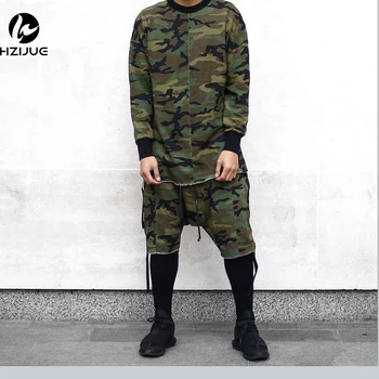 

HZIJUE Hip Hop justin Bieber Clothes Street Wear 2017 Kpop Urban Clothing Men Long Sleeve Longline T shirt Swag Clothes