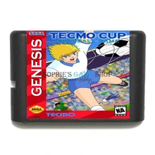 Tecmo Кубок футбол 16 бит MD игровая карта для sega 16 бит игровой игрок