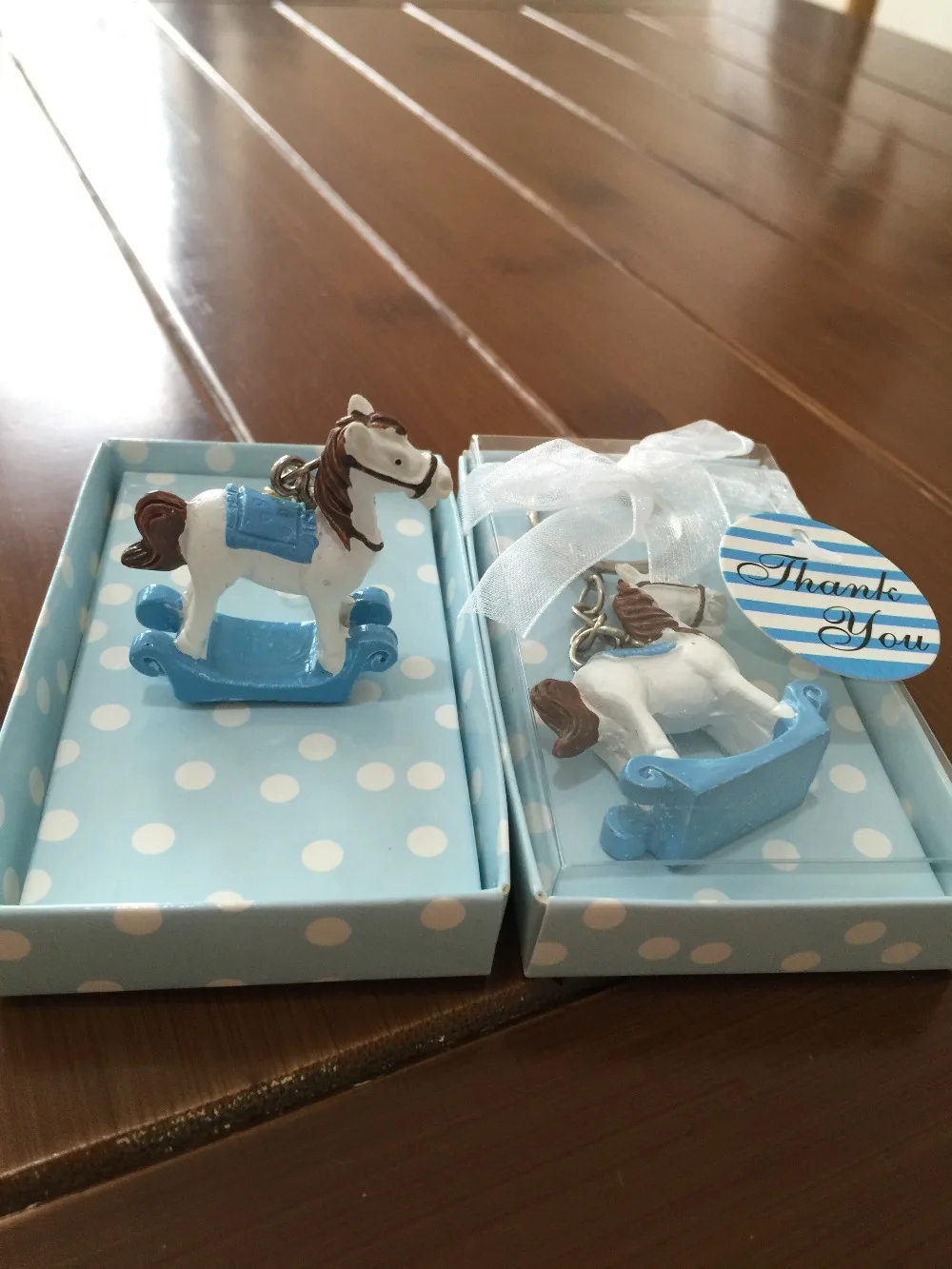 Baby Souvenir Rocking Horse Keychain for Baby Born Gifts Giveaways