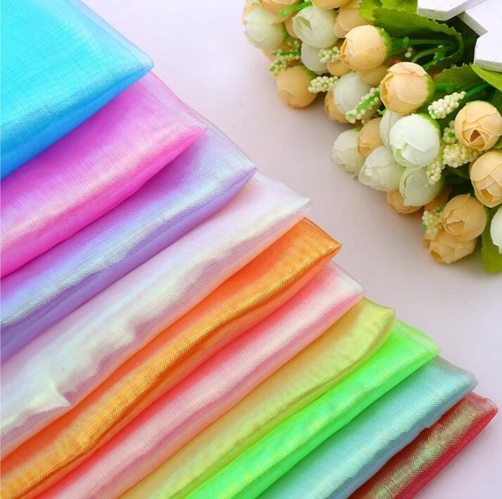 

10style Symphony bright silk colorful yarn flat seven color Wedding fabric printing super hollandais african sequin fabric A318