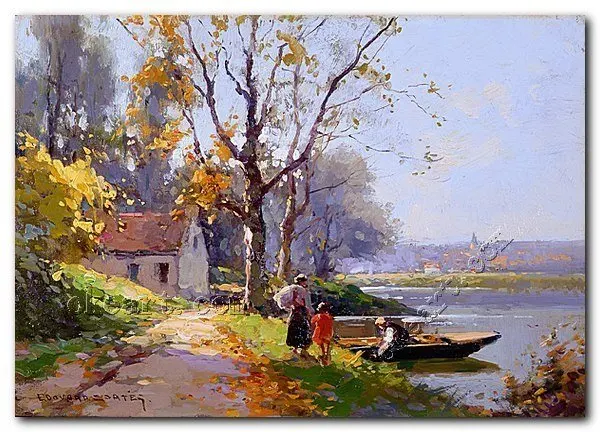 Free shipping edouard leon cortes a3543 the ferryman