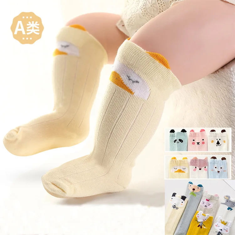 

New Baby Kid Girls Boys Toddler Socks Leg Cute Animals Cotton Knee High Socks Baby Girl