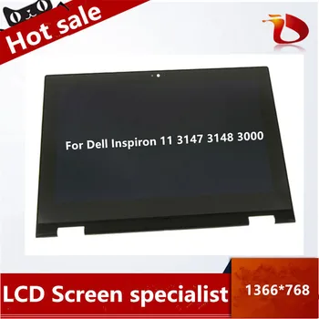 

Free shipping11.6" LCD Touch screen Glass Digitizer Assembly For Dell Inspiron 11 3147 3148 3000 LP116WH6 Tested Well