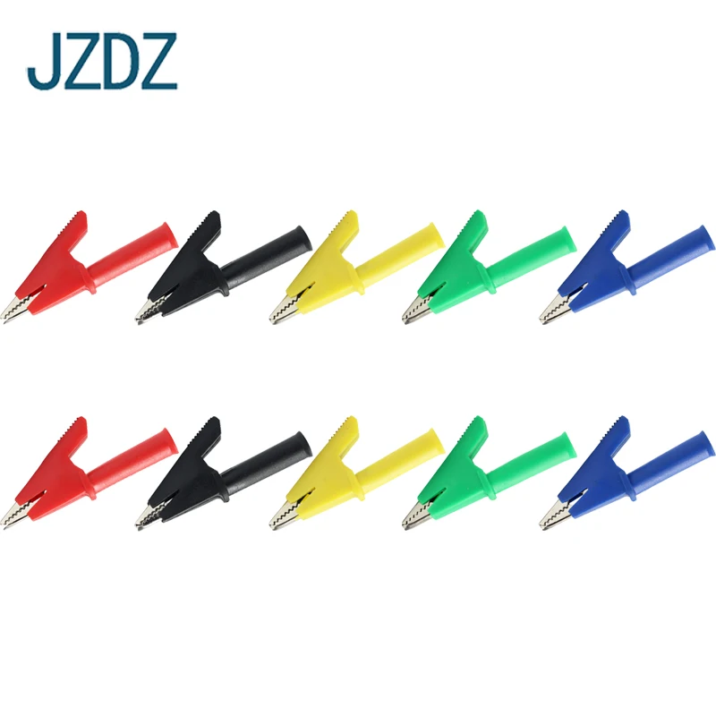 

JZDZ J.60049 4mmMother banana plug Copper nickel plating can be soldered or inserted, alligator clip