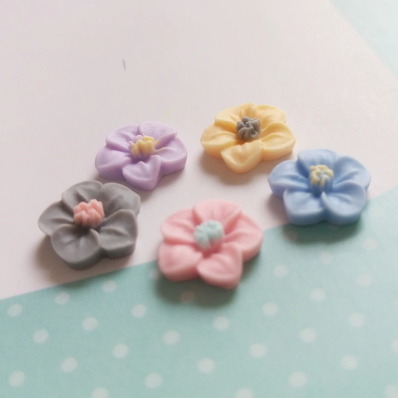 resin cabochon flower