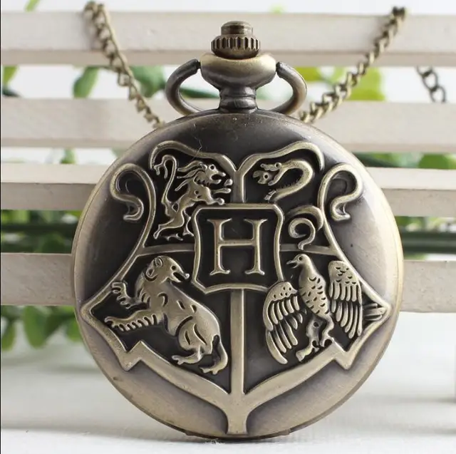 Hogwarts Scuola Distintivo Harry Potter Orologio Da Tasca Uomini E Donne Orologi Hogwarts Scuola Distintivo Harry Potter Orologio Da Tasca Uomini E Donne Orologi