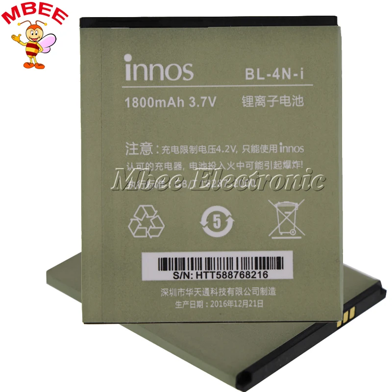 Аккумулятор innos BL-4N-i 1800 мАч для DNS S4503Q S4503 Small Dragonfly i6c i6 | Мобильные телефоны и