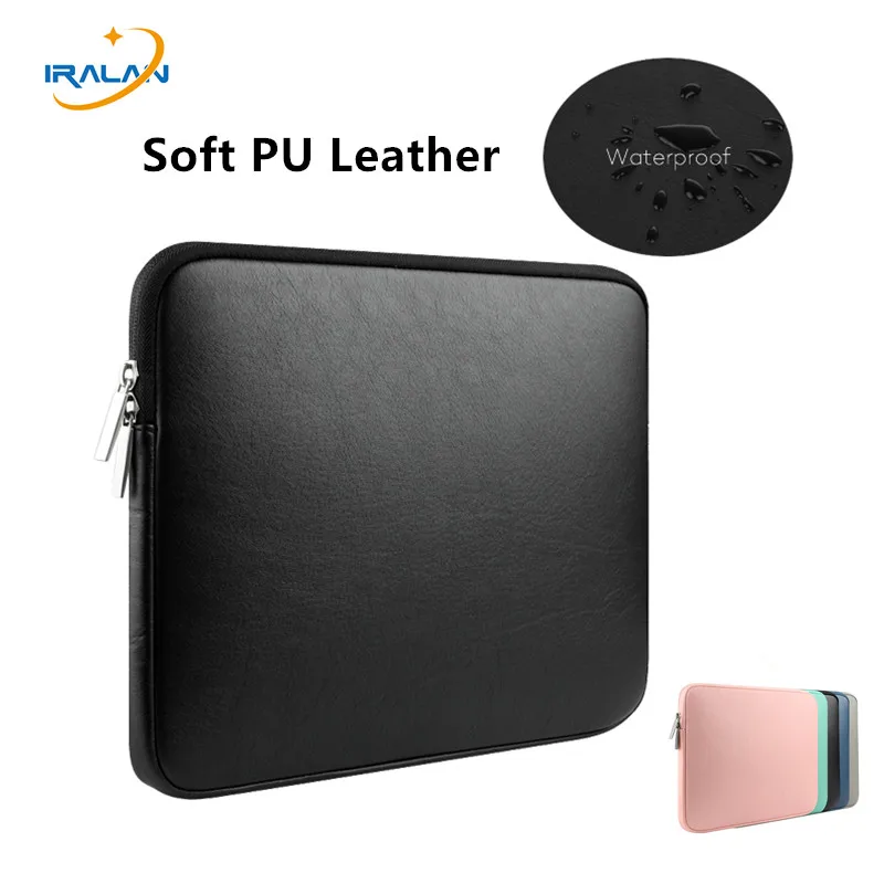 

2017 New Soft PU Leather Waterproof Laptop Zipper Sleeve Bag for Macbook Air 13 Pro Retina 11 12 14 15 inch Shockproof style