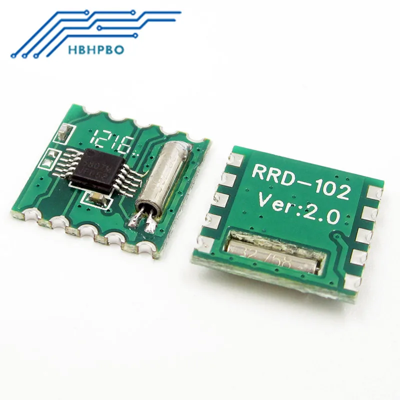5PCS FM Stereo Module Radio Module RDA5807M RRD-102V2.0 Wireless Module