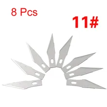 8 шт./компл. лезвия для резьбы по дереву Гравировка Ремесло скульптура скальпель, режущий инструмент PCB многофункциональная модель маркировки мат резка