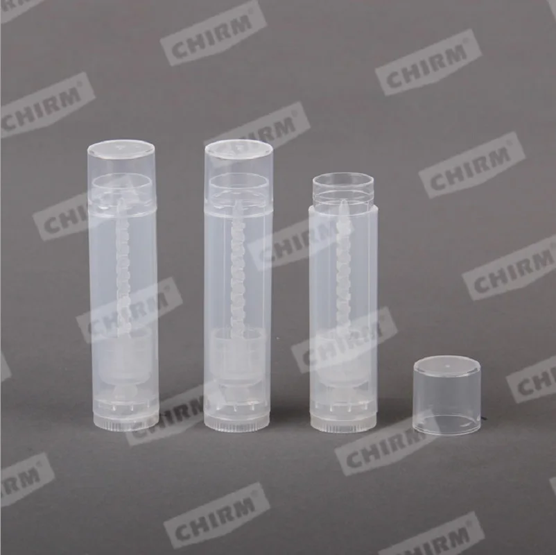 20 Free shipping 4 2g Round Lip Balm Tube Deodorant Container Lotion Bar Twist Empty